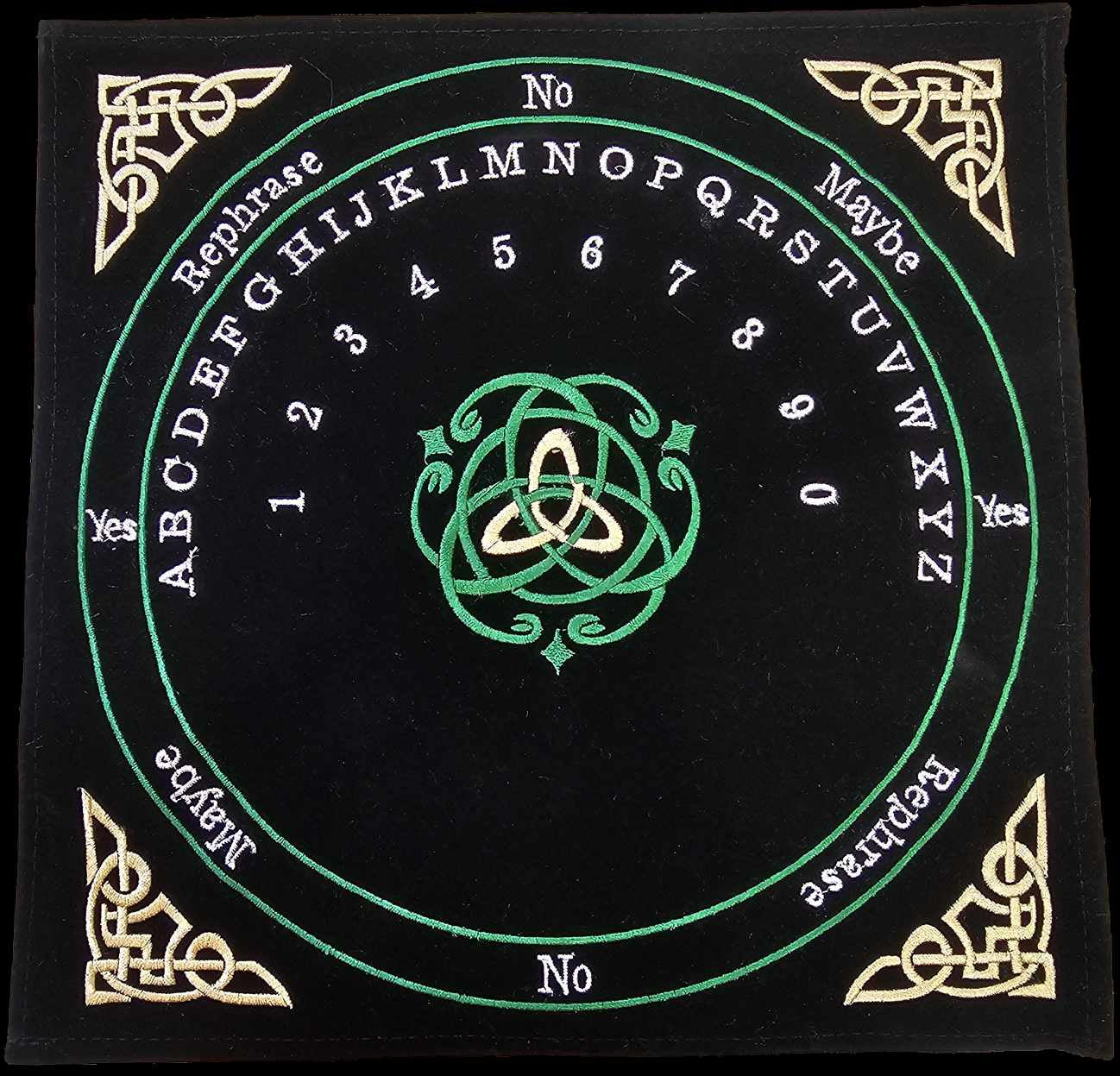 Pendulum, Velvet Mat, Black, Celtic 12"x12"