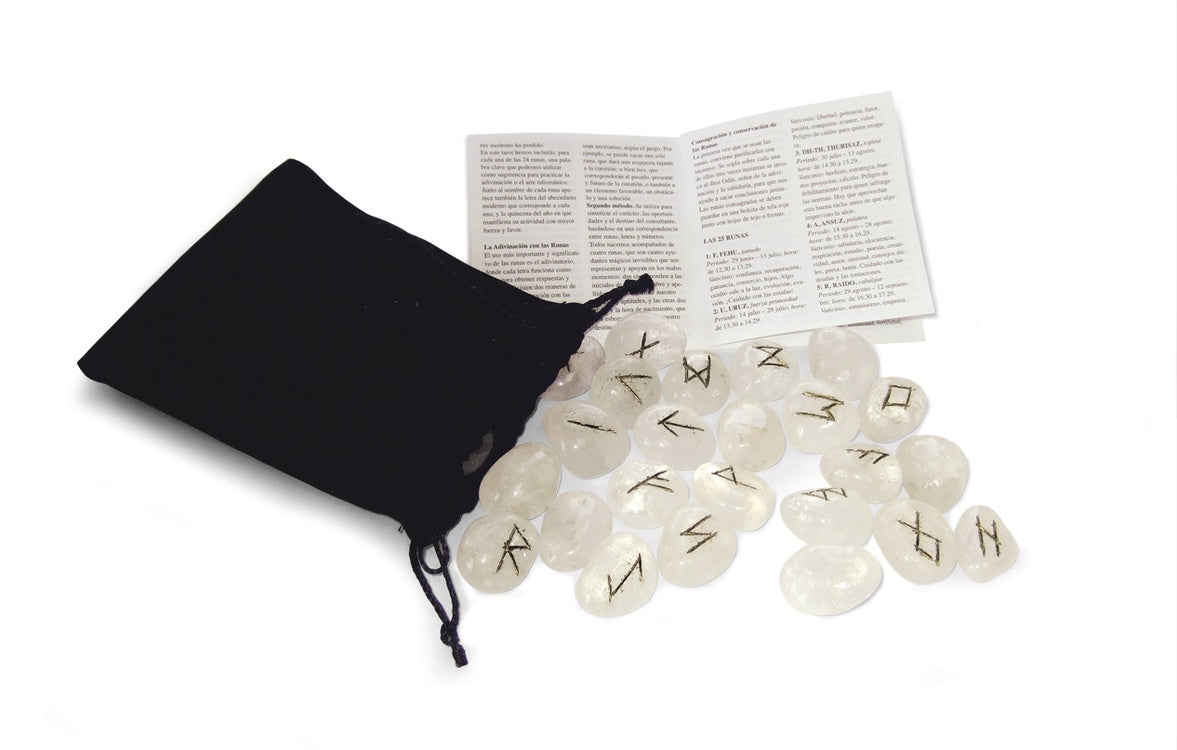 Runes, Crystal Runes, Clear Quartz