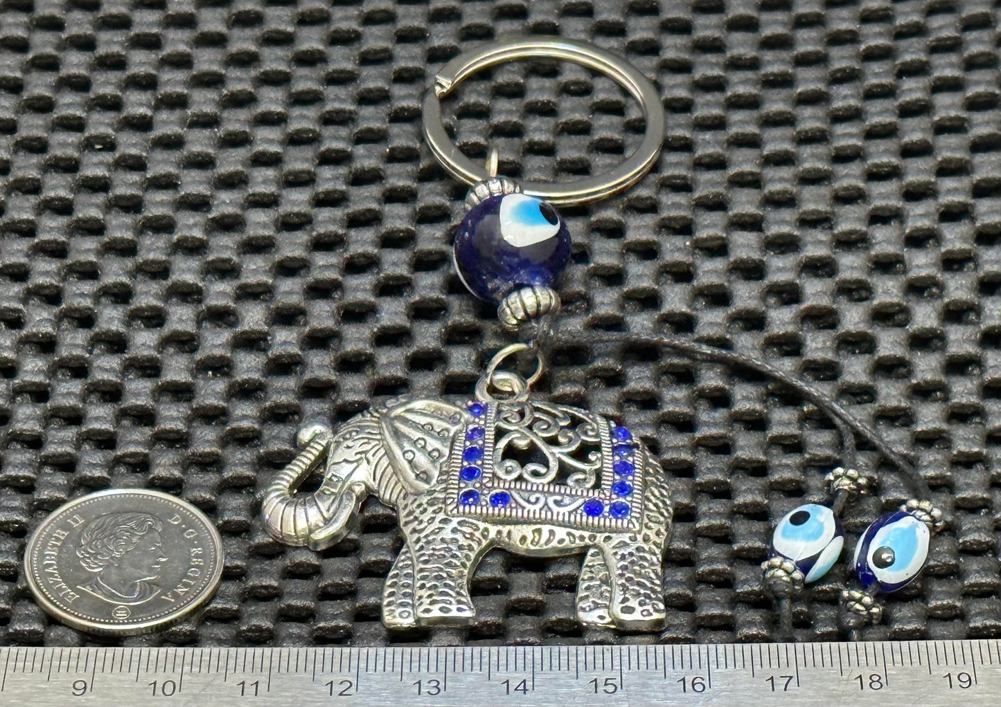 Evil Eye Keychain - Elephant, Retail