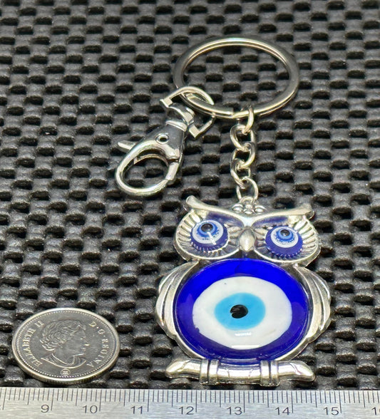 Evil Eye Keychain - Owl, Retail