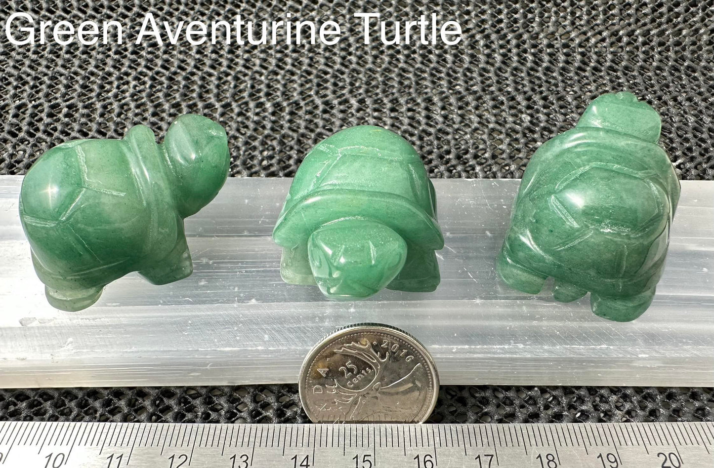 Turtle Figurine 1.5", Assorted Stones RETAIL