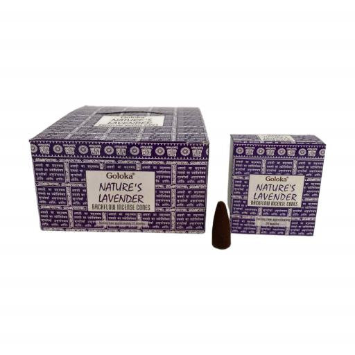 Incense, Backflow, Goloka, 10 Pack Box