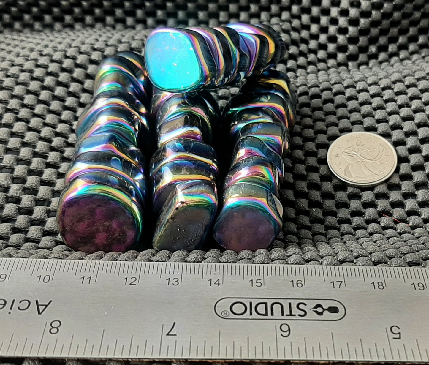 Rainbow Magnetic Hematite Tumble Nuggets by 1kg