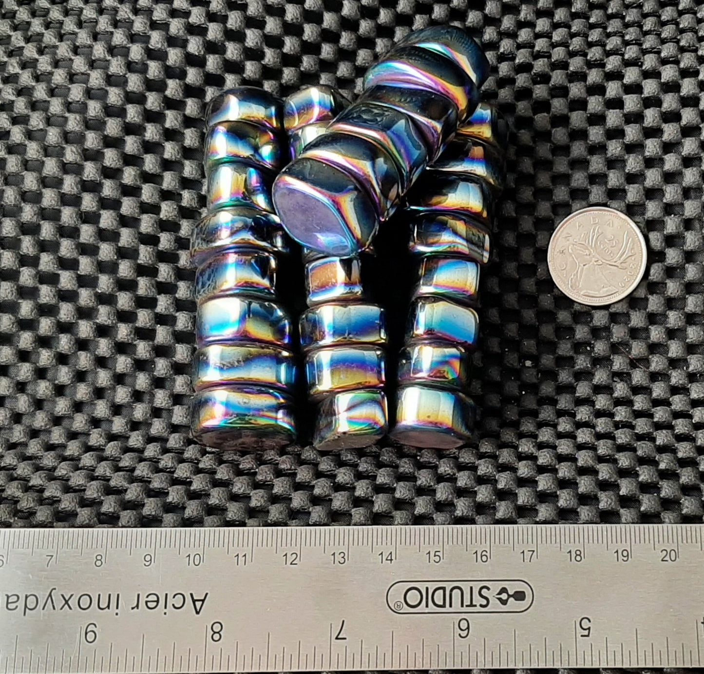 Rainbow Magnetic Hematite Tumble Nuggets by 1kg