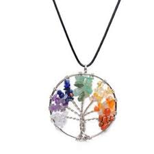 Chakra Tree of Life Pendant, RETAIL