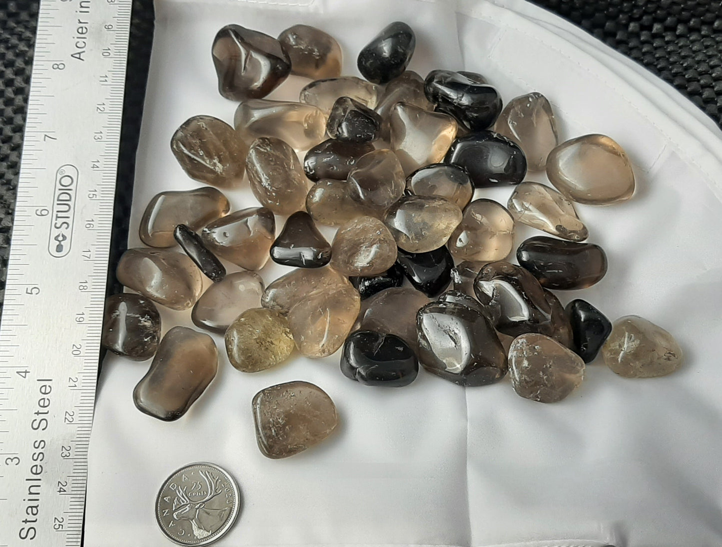 Smoky Quartz Tumble by 500g, Small ~20mm - 25mm
