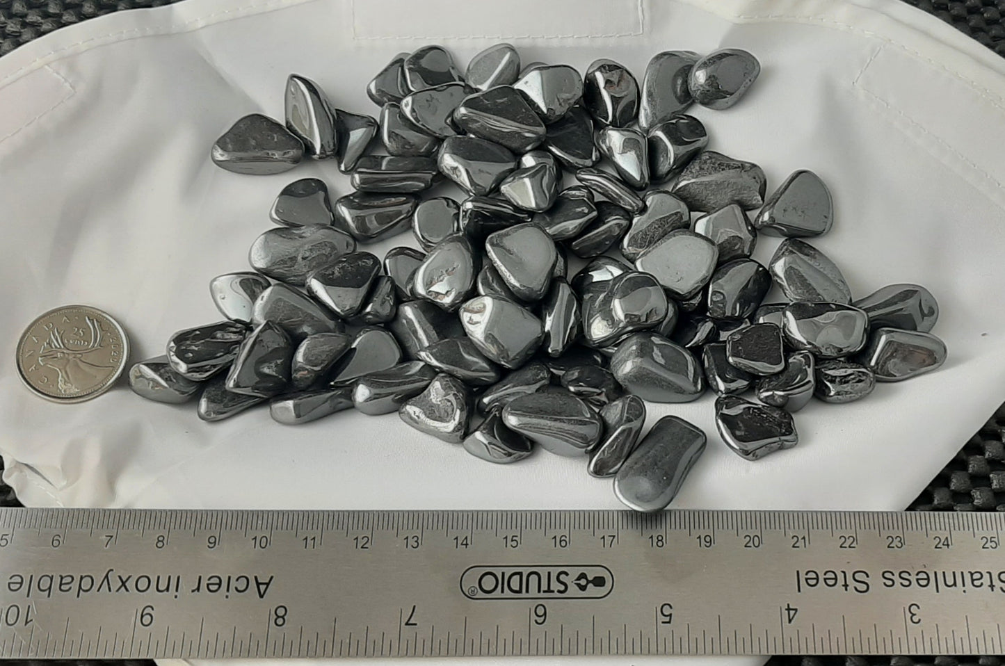 Hematite Tumble by 500g, Mini 10mm - 15mm