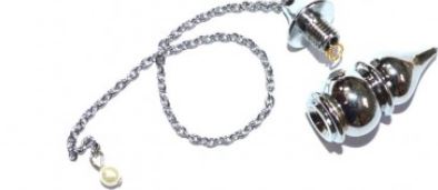 Pendulum, Metal - Chambered, Silver Double Mermet