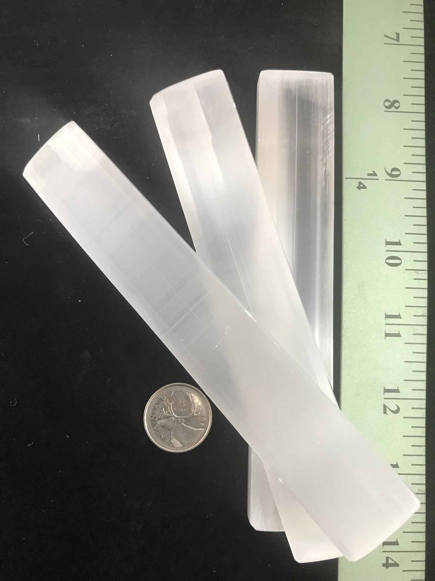 Selenite Flat Wand, Polished WS