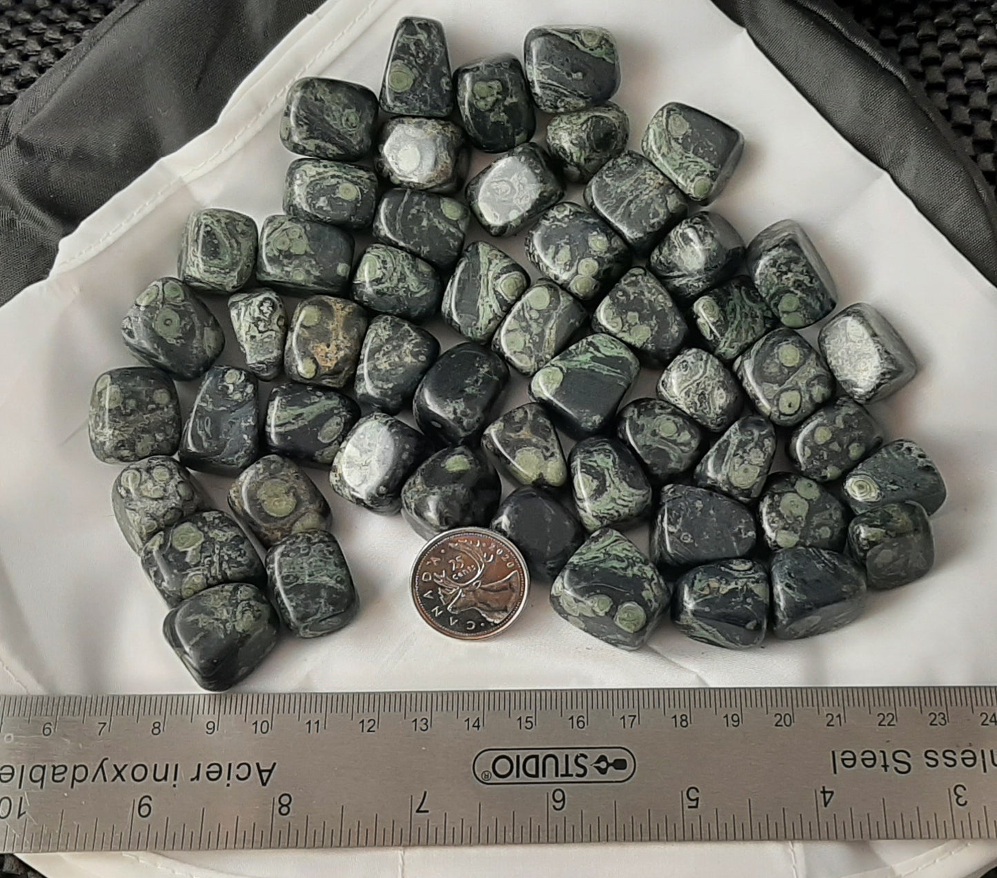 Kambaba Jasper Tumble by 500g, Small 20mm - 25mm
