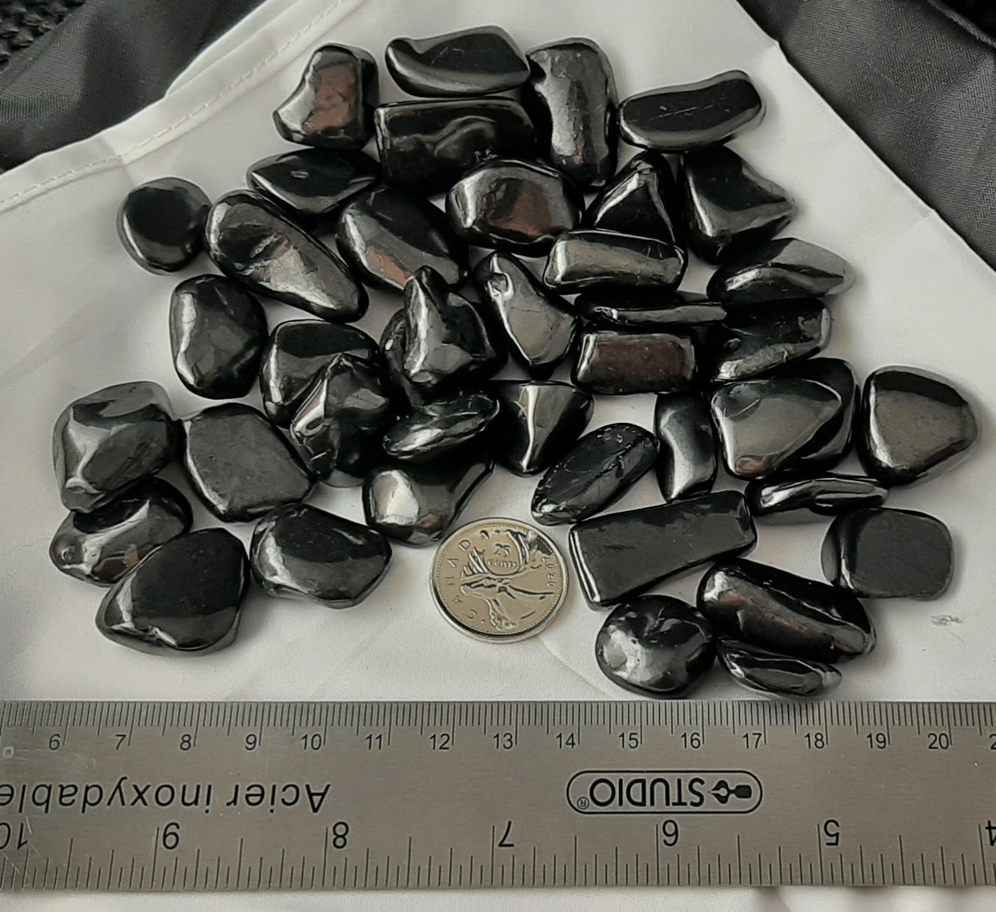 Shungite Tumble by 250g, Small ~20mm - 25mm