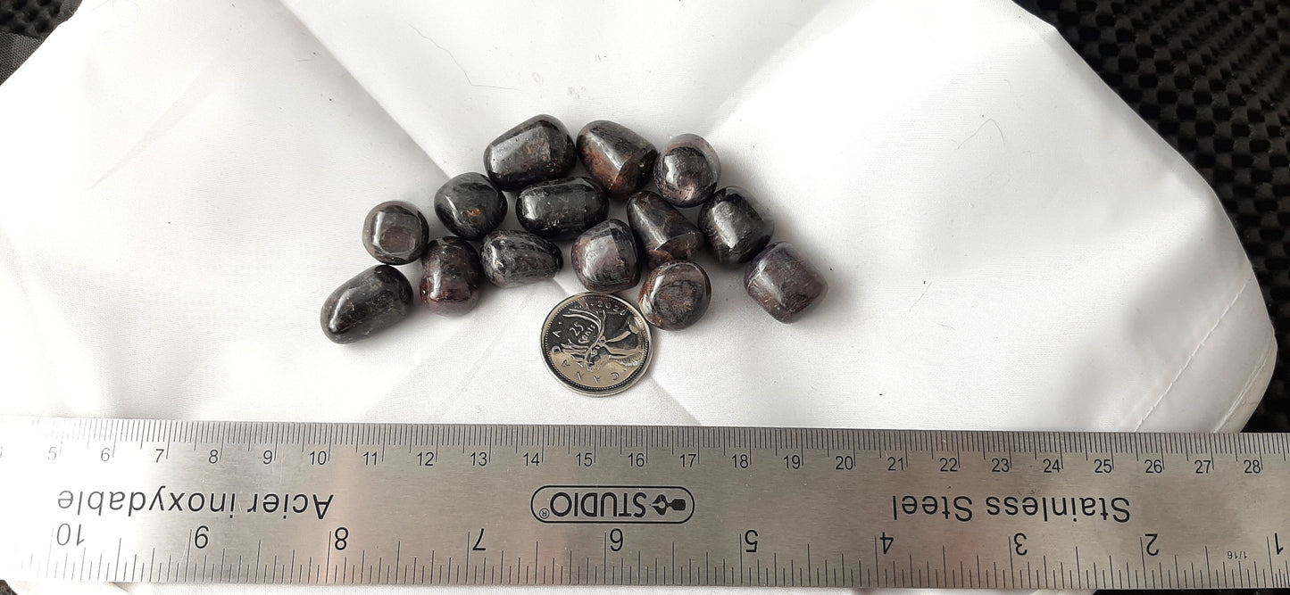 Star Ruby Tumble AAA by 100g, Small ~10pc-16pc