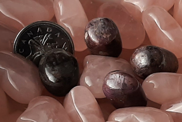 Star Ruby Tumble AAA by 100g, Large ~7pc or less