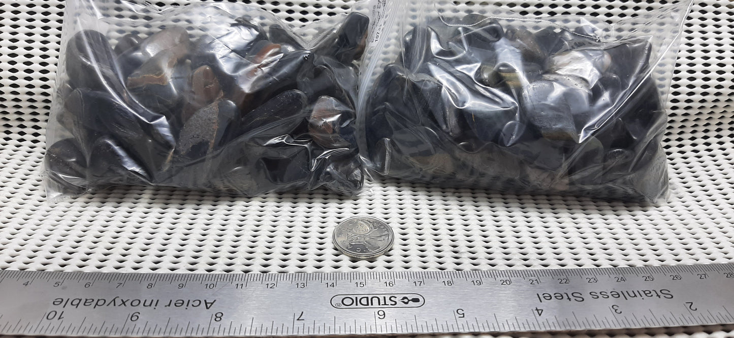 Blue Tiger Eye Tumble by 500g, Large ~25mm - 30mm