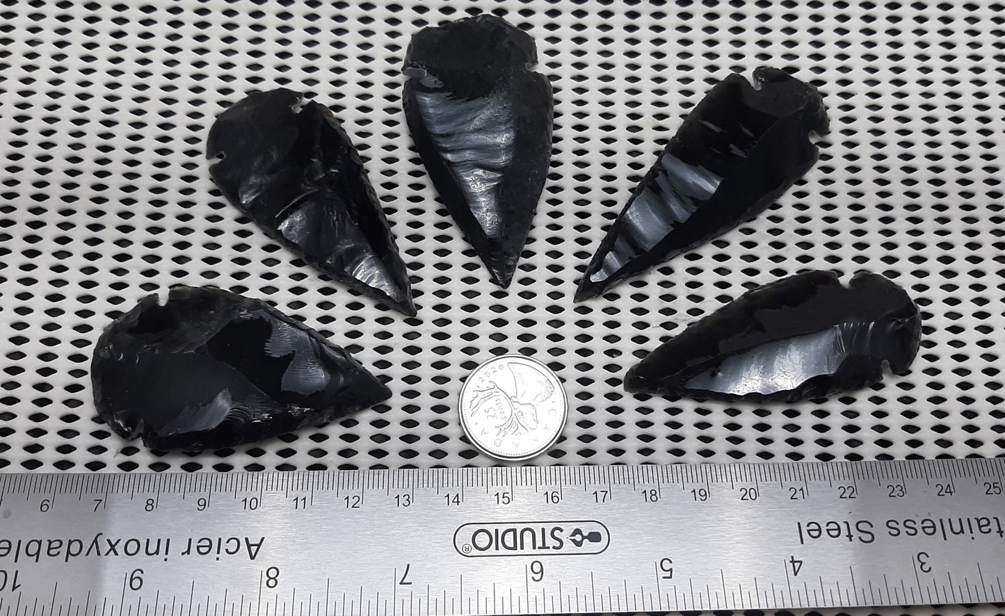 Obsidian Arrow Head, Retail $5ea@5pc pk
