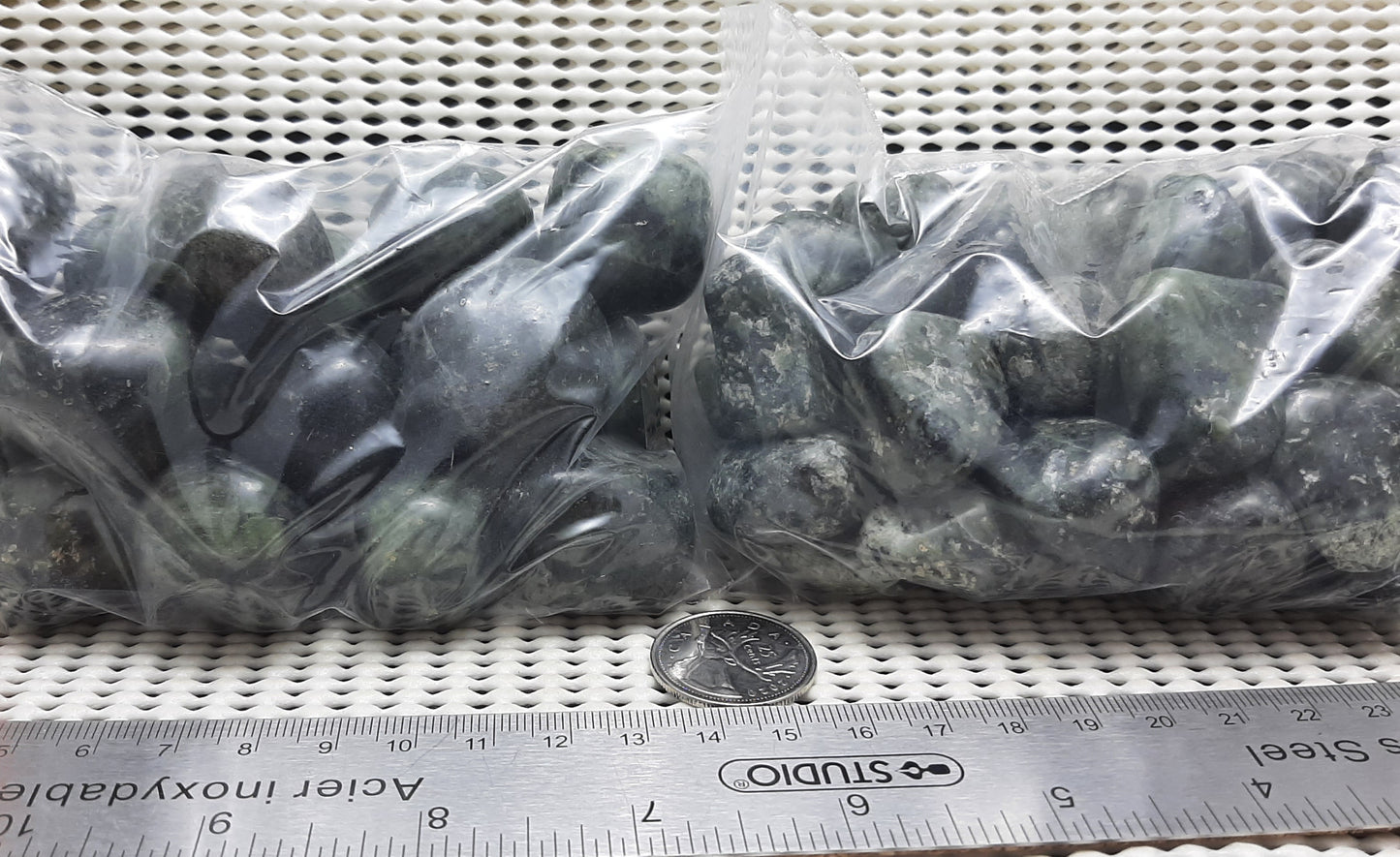 Jade (Nephrite) Tumble by 500g, Small ~15mm - 25mm
