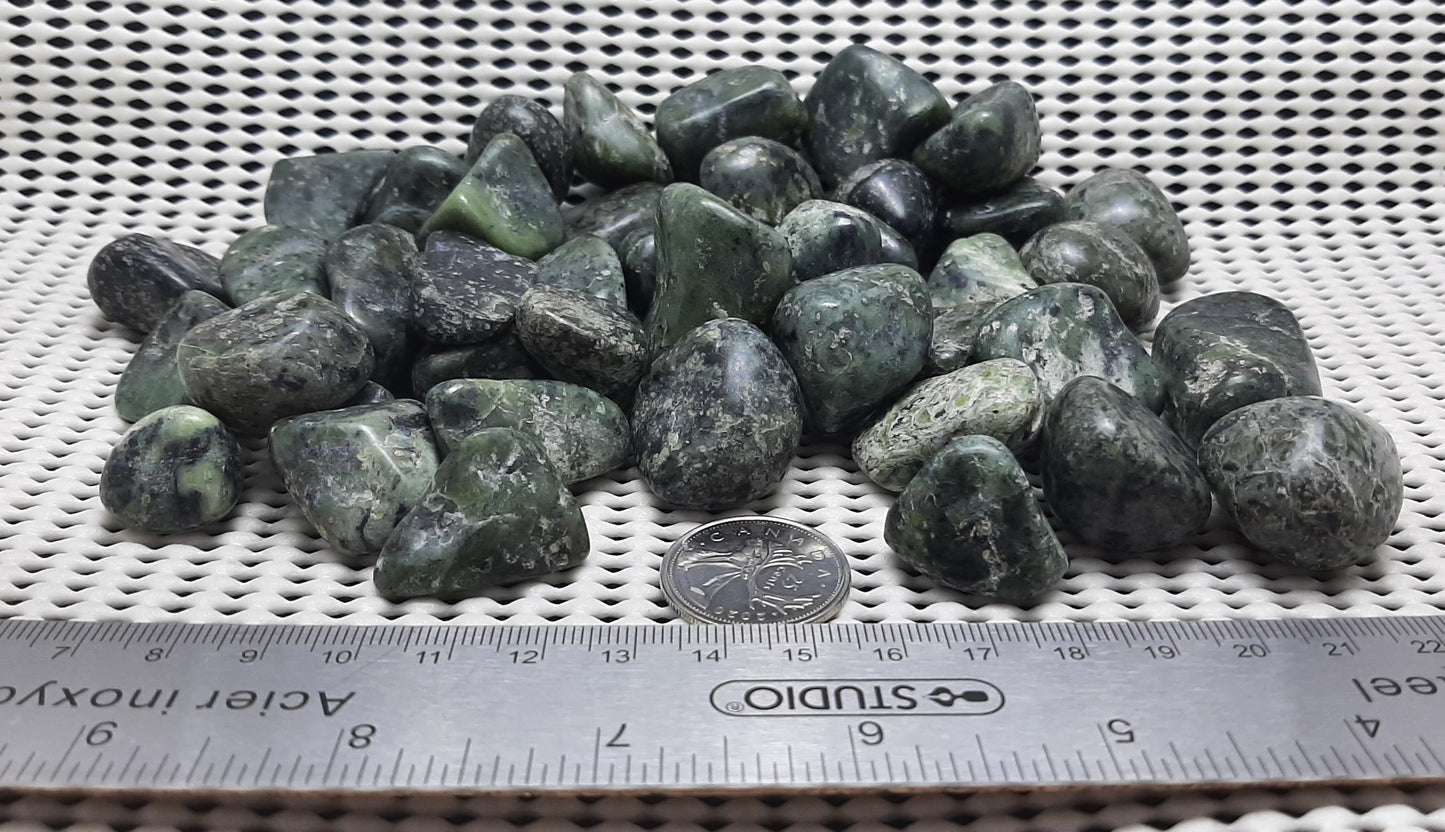 Jade (Nephrite) Tumble by 500g, Small ~15mm - 25mm