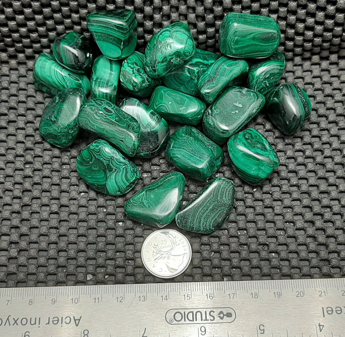 Malachite Tumble by 500g, Small ~ 20mm - 25mm