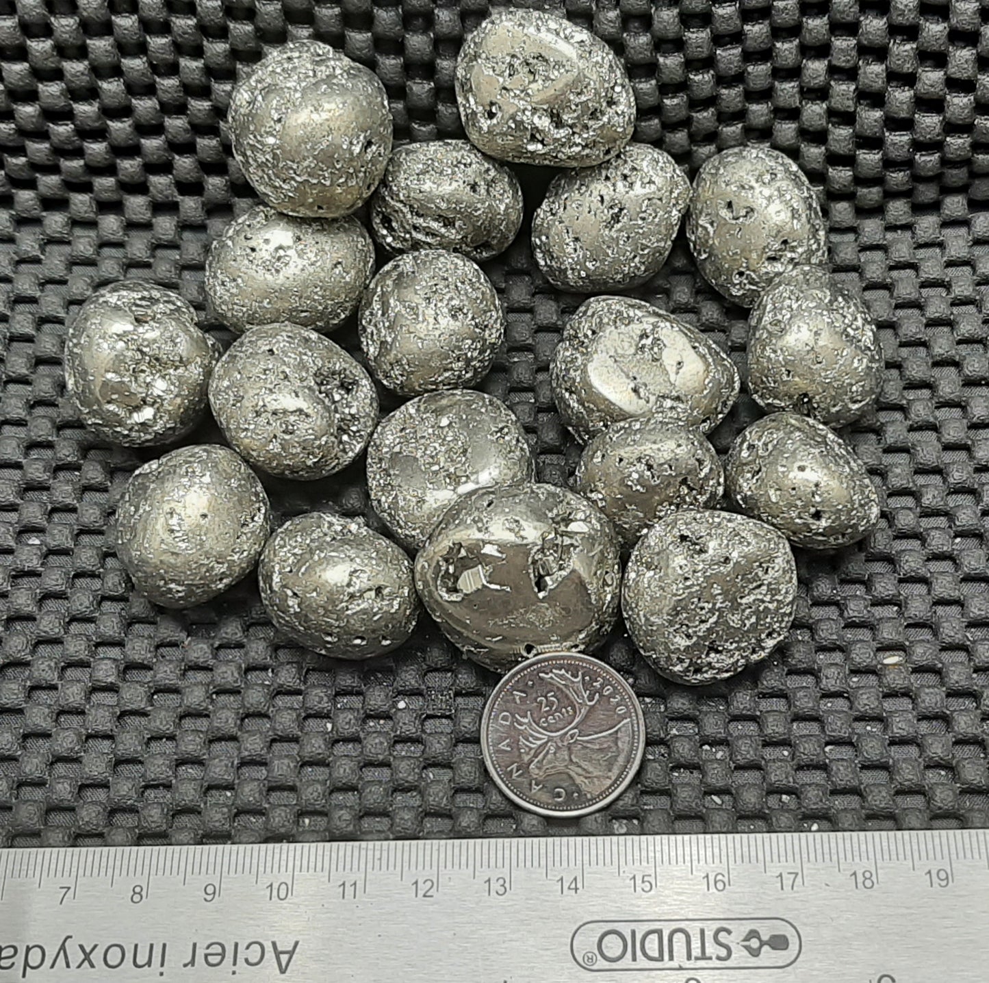 Pyrite Tumble by 500g, Large ~25mm - 35mm