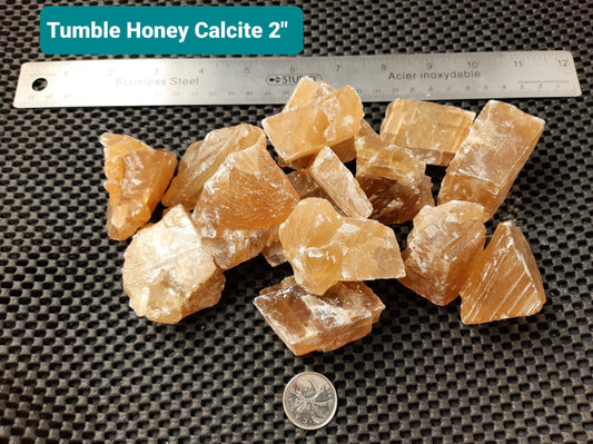 Honey Calcite by kg, 2"