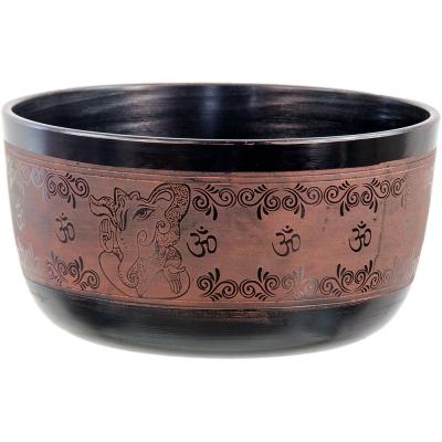 Singing Bowl, Ganesha Flat, 6"