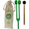 Chakra Tuning Fork with Stick, Heart, 4th