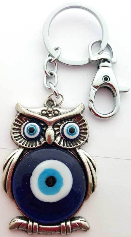 Evil Eye Keychain - Owl, Retail