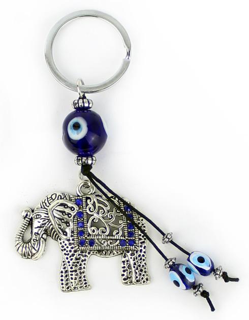 Evil Eye Keychain - Elephant, Retail