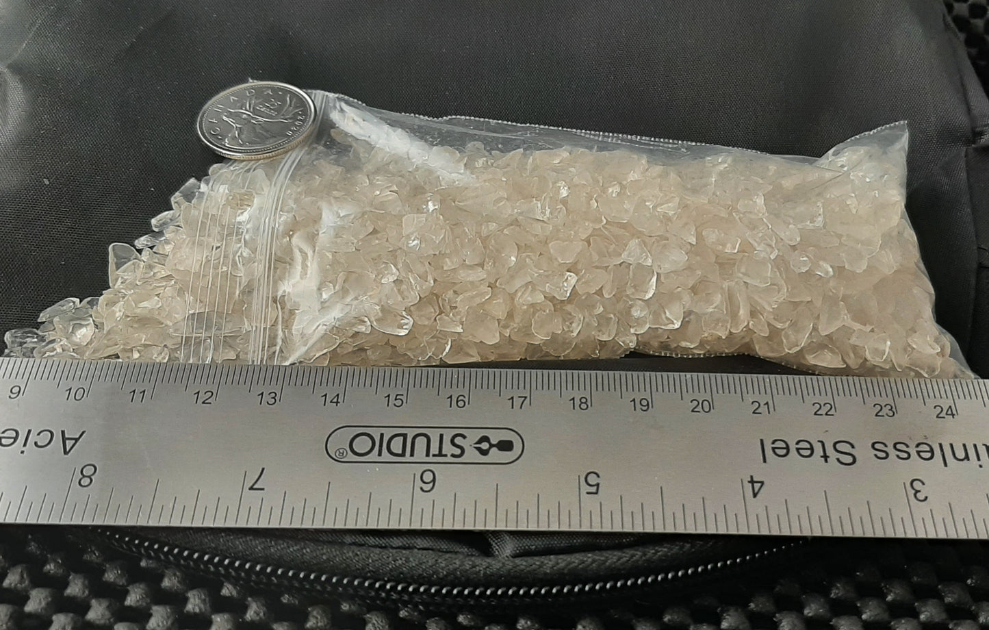 Clear Quartz Chips Tumble (.25") by 250g