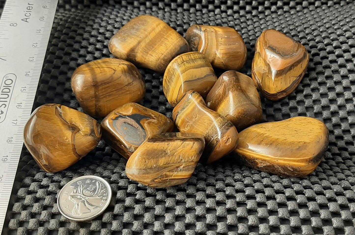 Tiger Eye Pebbles 1" - 2" by 500g