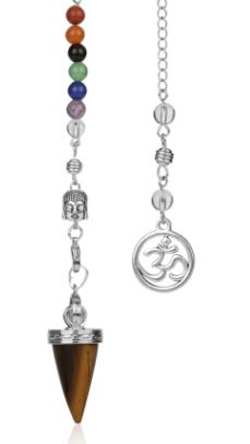 Pendulum, Cone with Om Chakra Chain - RETAIL