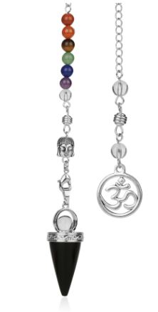 Pendulum, Cone with Om Chakra Chain - RETAIL