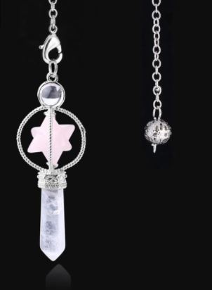 Pendulum, Spinning Merkaba with Sphere Accent Stone - Retail