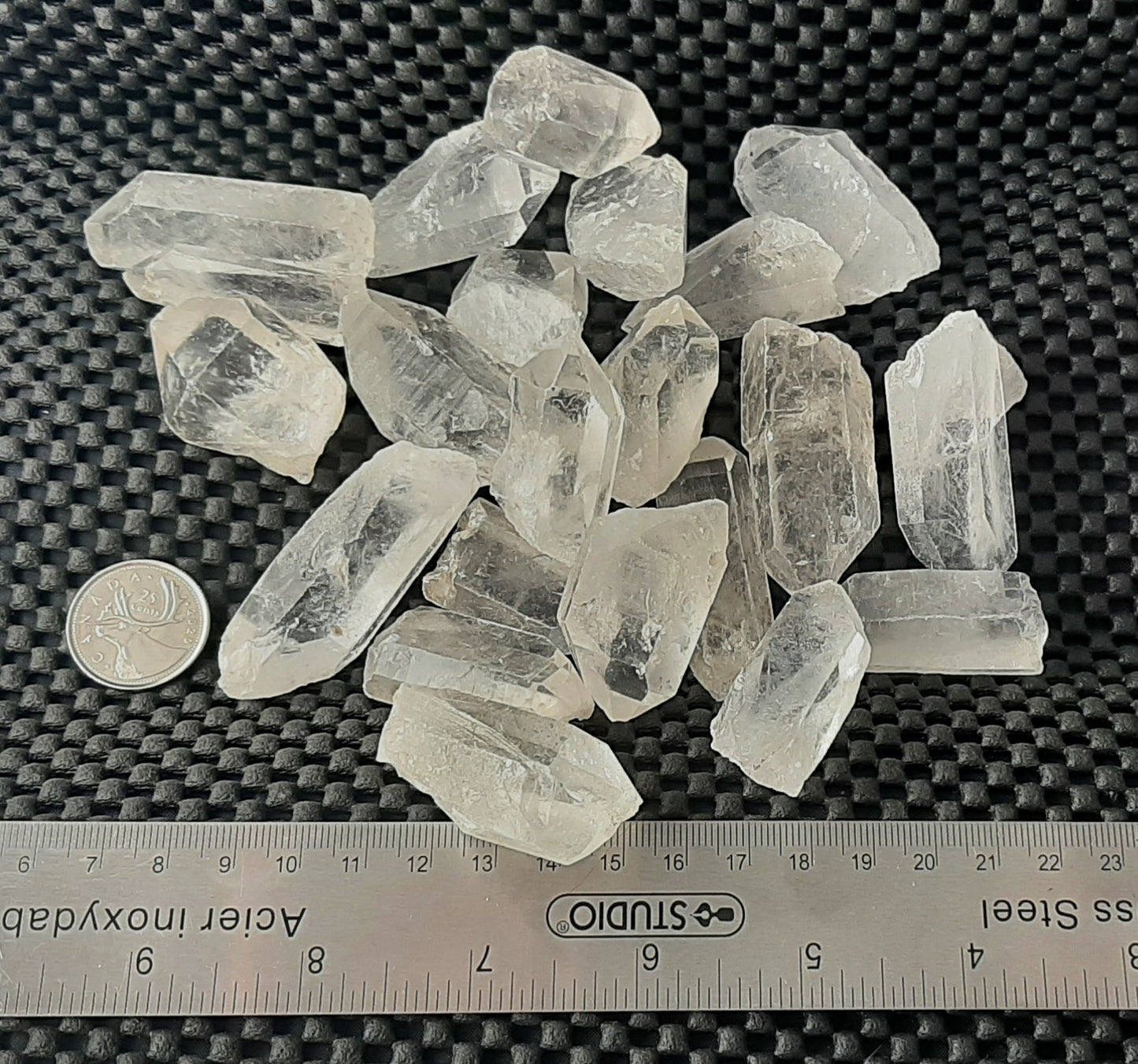 Clear Quartz Points by 500g, Medium 1-2"