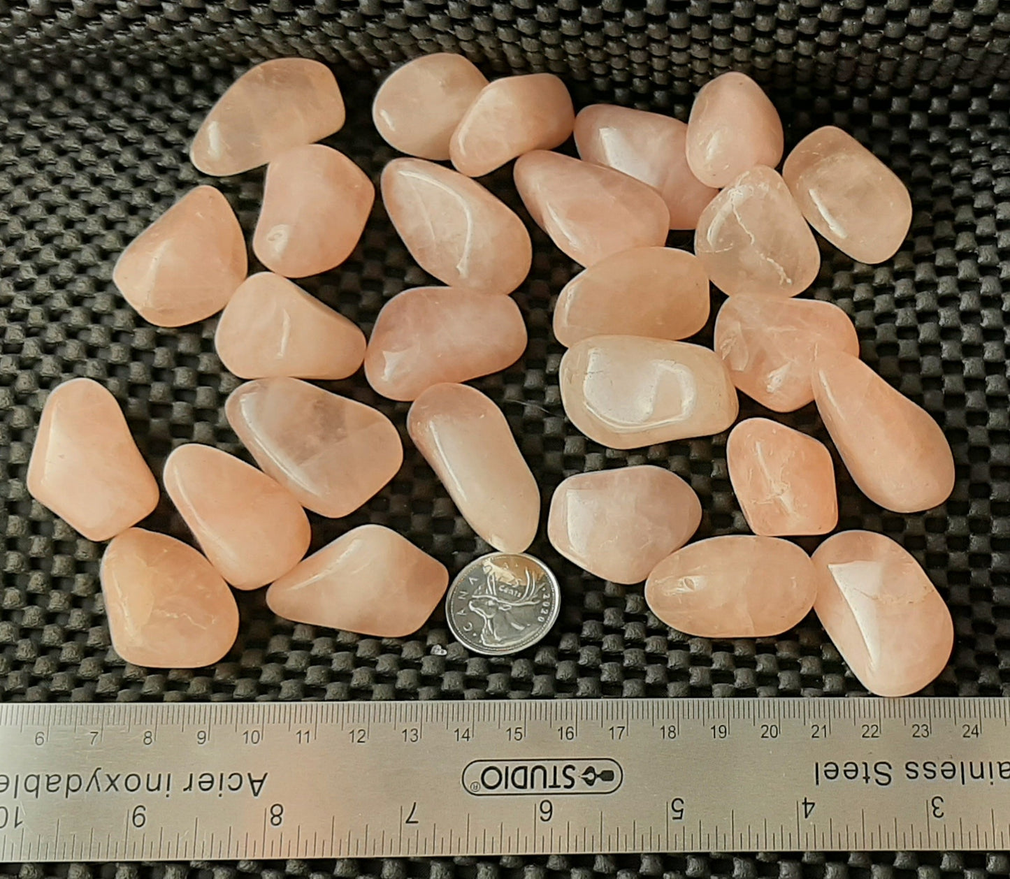 Rose Quartz Tumble by 500g, Large 25mm - 30mm