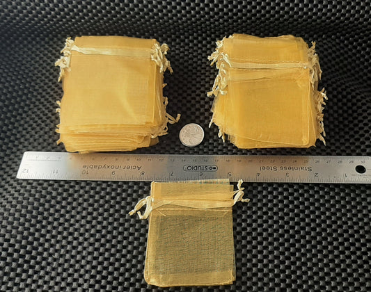 Organza Bags Small 7cm x 9cm, 100pk