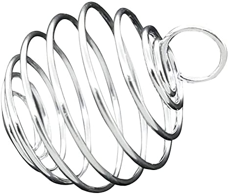 Coil Cage, Large Silver Plated, 29mm x 24mm, 20pk WS