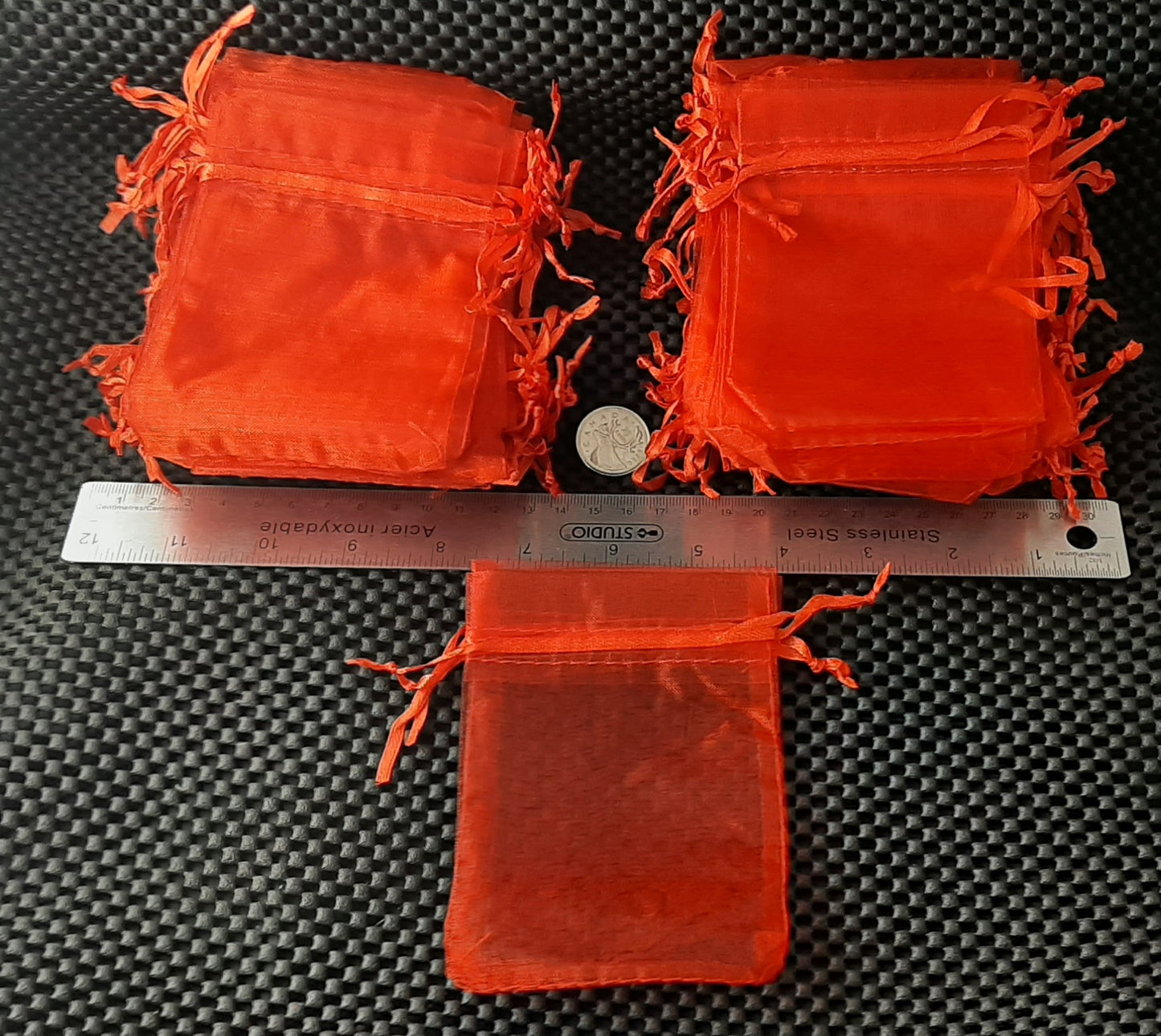 Organza Bags Medium 9cm x 12cm, 100pk