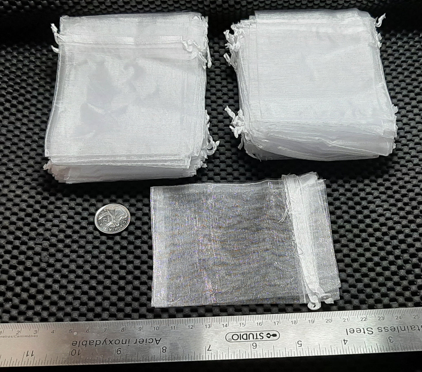 Organza Bags Medium 9cm x 12cm, 100pk