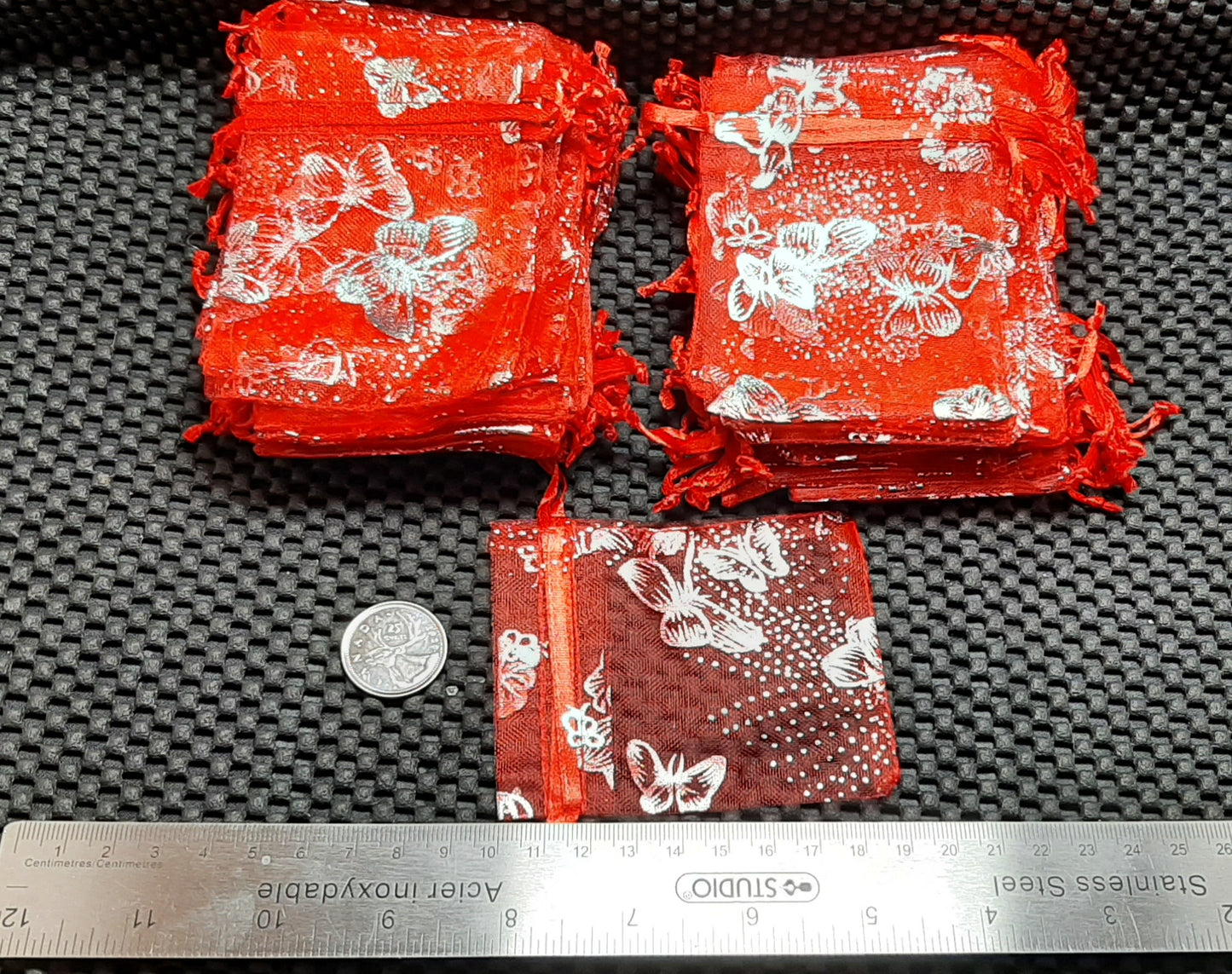 Organza Bags Small 7cm x 9cm, 100pk