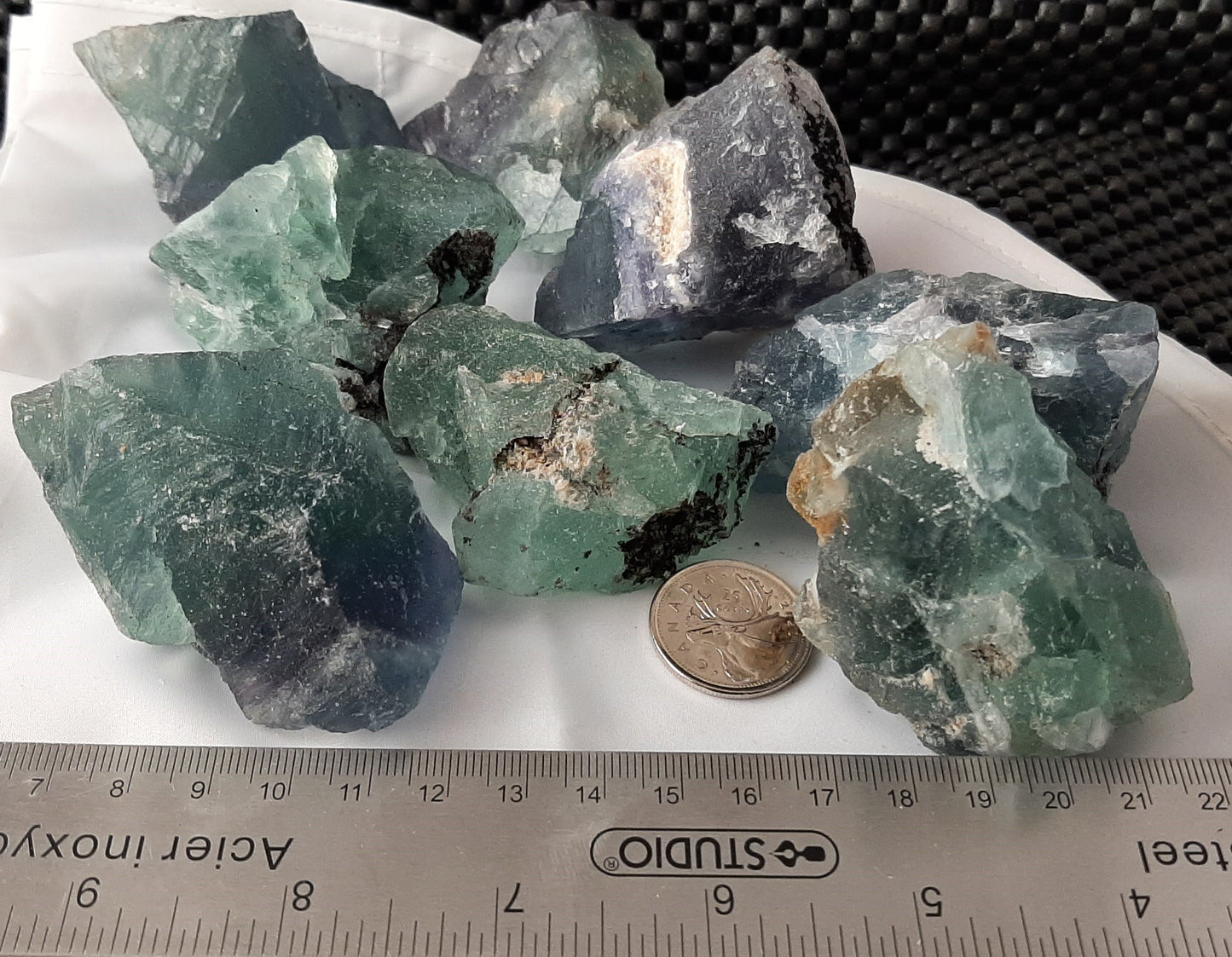 Fluorite Rough by kg, 2.5"