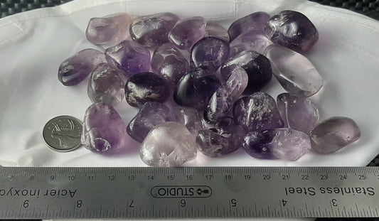 Amethyst Tumble by 500g, Large ~25 mm - 35mm