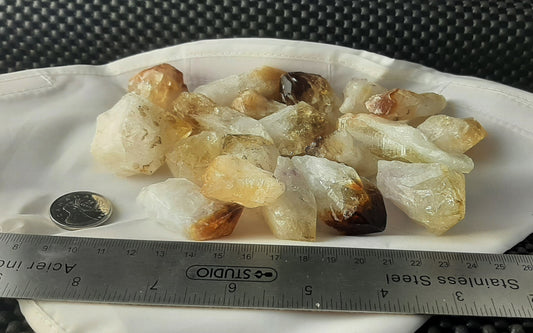Citrine Points Raw by 500g, Large 2+"
