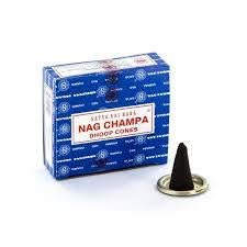 Incense, Cone, Nag Champa, Satya, 12pk