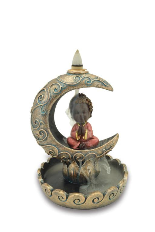 Burner, Backflow,  Baby Buddha in Moon