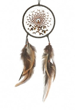 Dreamcatcher, 4", Energy Flow with Tiger Eye
