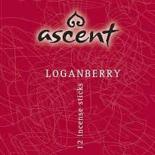 Incense, Stick, Loganberry, Ascent, 12pk (Discontinued)