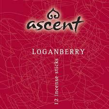 Incense, Stick, Loganberry, Ascent, 12pk