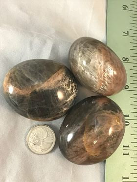 Black Moonstone Pebble by kg, Small, 13-20pc/kg