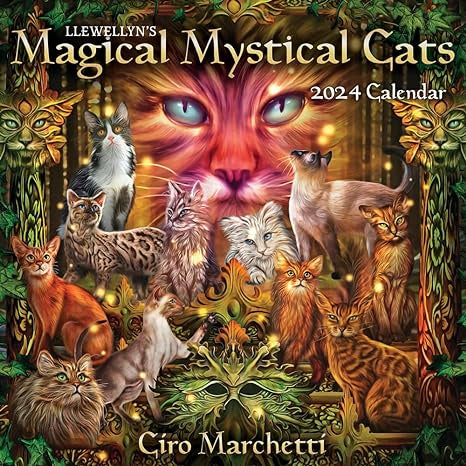 2024 Calendar Llewellyn's Magical Mystical Cats